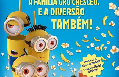 Kinoplex inicia venda antecipada para ‘’Meu Malvado Favorito 4’’ com promoção exclusiva na bomboniere