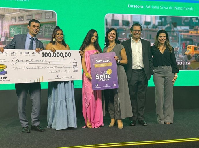 Escola Estadual de Pariconha é premiada na Olimpíada do Tesouro Direto de Educação Financeira