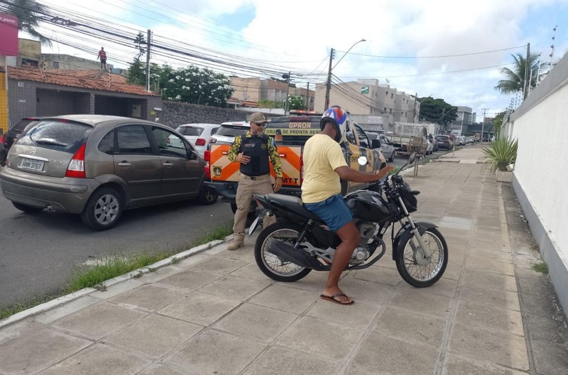 Fiscalização no Murilópolis flagra 20 motociclistas cometendo infrações