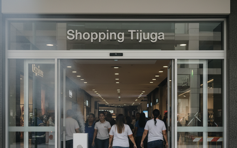 Duas semanas após incêndio que deixou dois funcionários mortos, Shopping Tijuca reabre