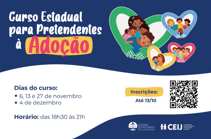 Abertas inscrições de curso virtual para pretendentes à adoção
