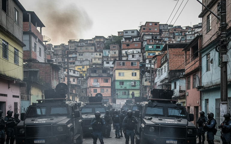Operação da PM mobiliza 200 agentes e provoca tiroteios no Complexo da Maré