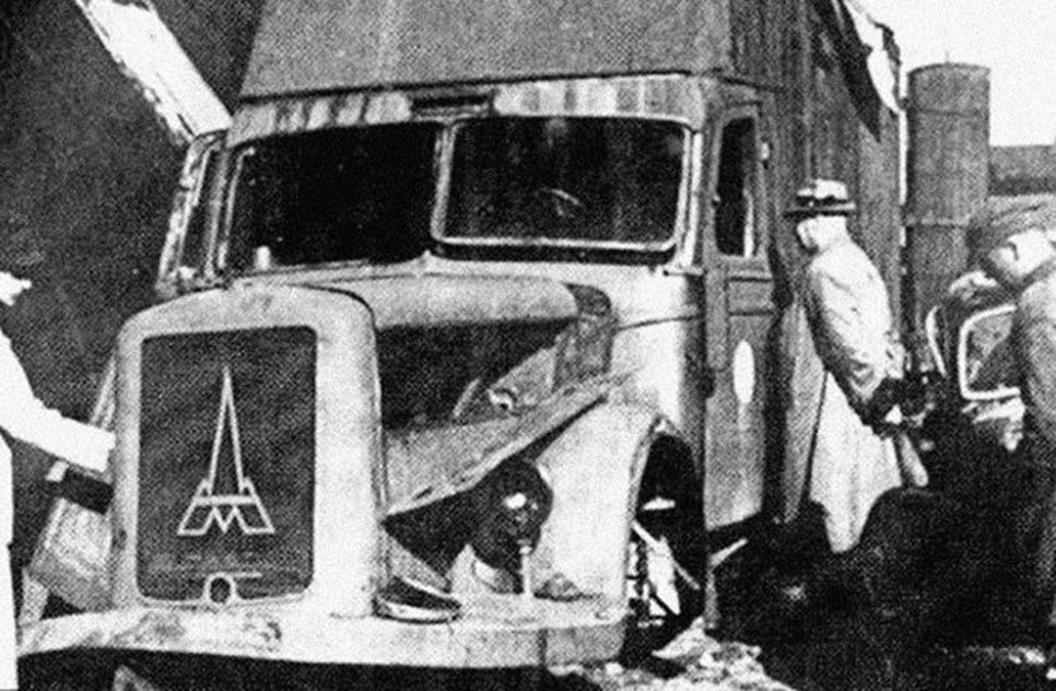 O caminhão usado pelos nazistas asfixiava com os gases produzidos pelo próprio veículo / Foto: Foto: Reprodução/Wikimedia Commons