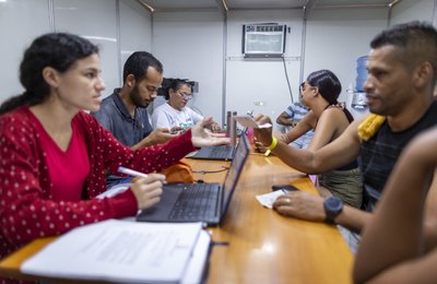 Moradores do Bom Parto recebem atendimento socioassistencial em base de acolhimento da prefeitura