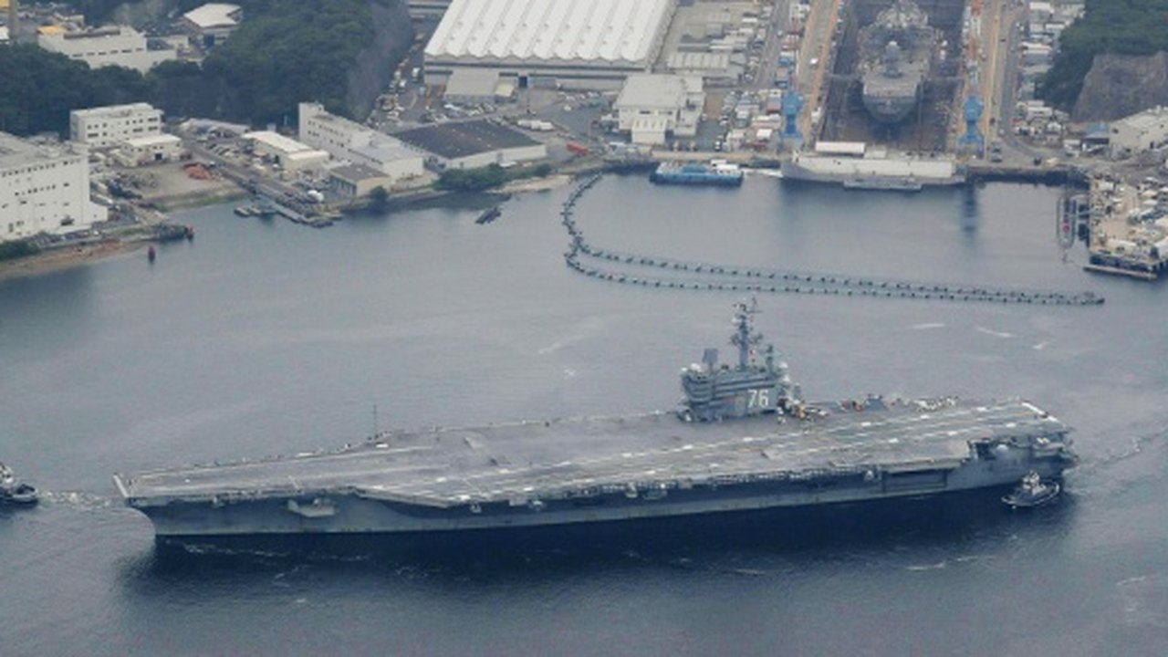 Estados Unidos enviam porta-aviões à Coreia do Sul após Coreia do Norte testar mísseis