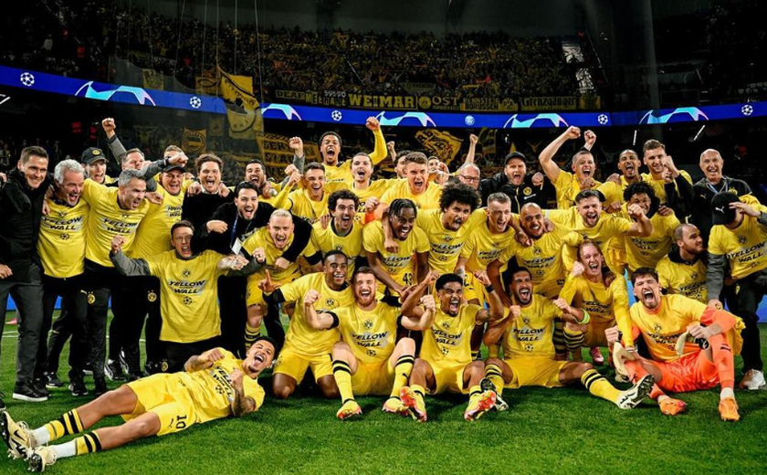 Borussia Dortmund adia sonho do PSG, ganha em Paris, e volta à final da Liga dos Campeões
