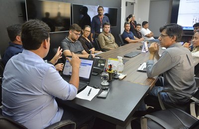 Serviço de melhoria em unidades prisionais é pauta em reunião na Seris