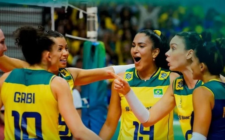 Campeão antecipado, Brasil bate Colômbia e encerra Sul-Americano de vôlei sem perder nenhum set