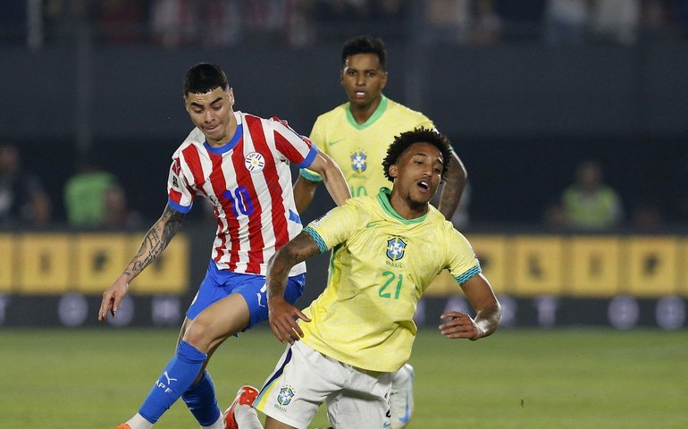 Brasil perde para o Paraguai por 1x0 nas eliminatórias sul-americanas