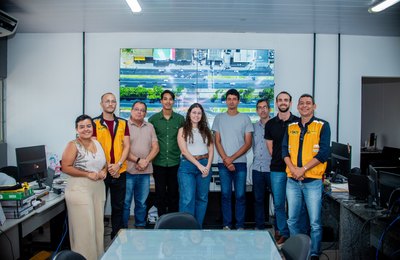Comitiva de Arapiraca conhece estrutura do DMTT Maceió