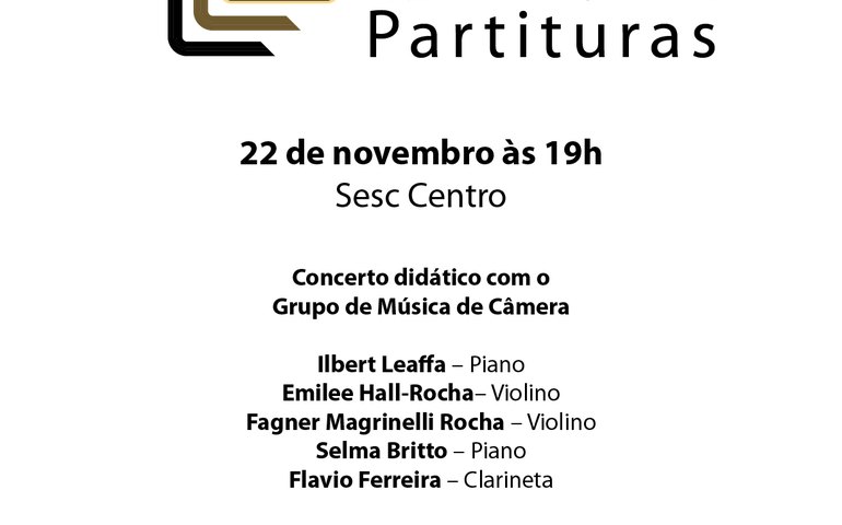 Sesc realiza concertos simultâneos em todo o Brasil