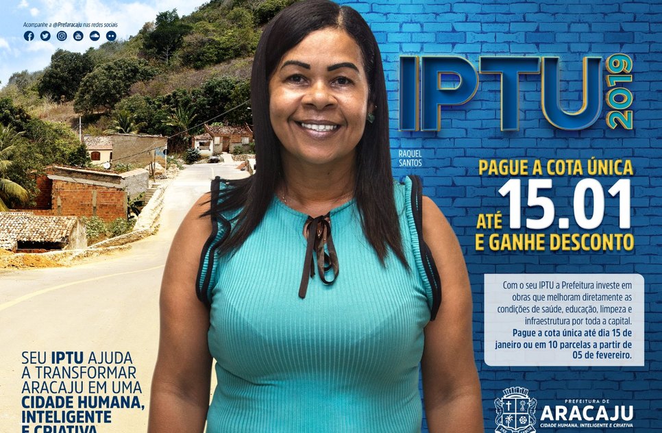 Prazo para pagamento em cota única do IPTU termina hoje, 15