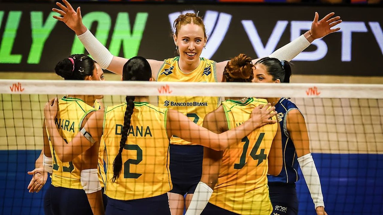 Brasil vence Bélgica, mantém invencibilidade e lidera Liga Mundial de Vôlei