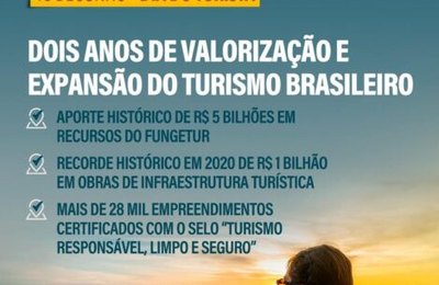 Medidas do Governo Federal reforçam o setor de turismo