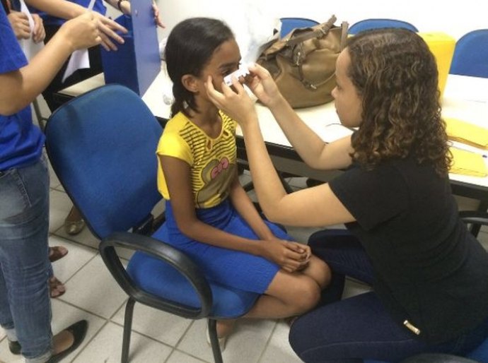 Sesau realiza mutirão oftalmológico e atende mais de 80 crianças