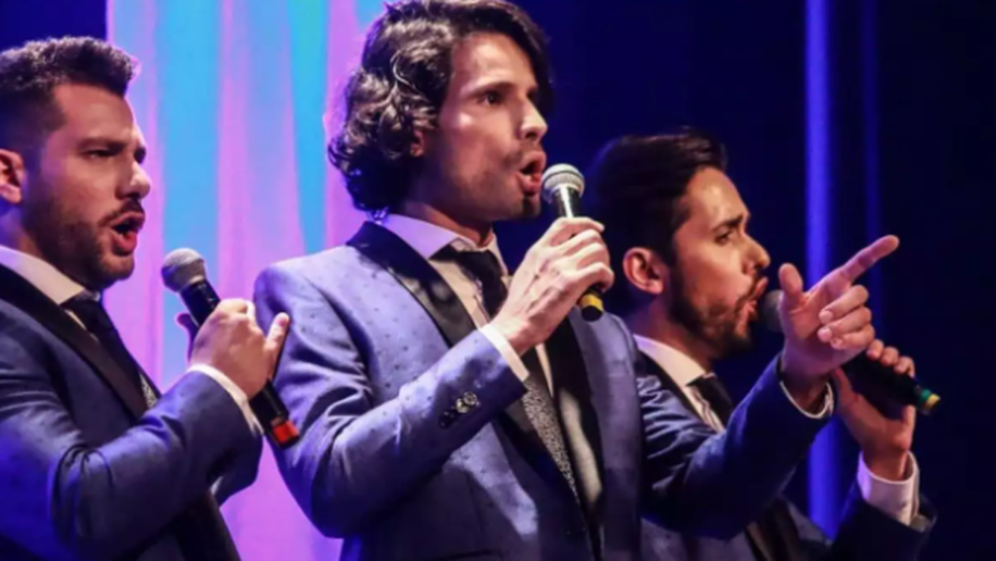The Amazing Tenors “Sings Bocelli” acontece no dia 16 de agosto no Teatro Gustavo Leite