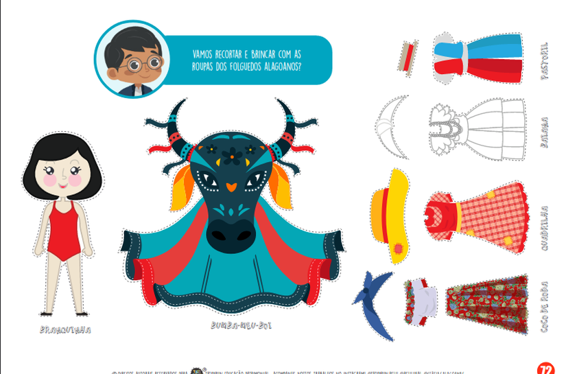 Lançado livro infantil da Ufal sobre folclore de Alagoas e está disponível na internet