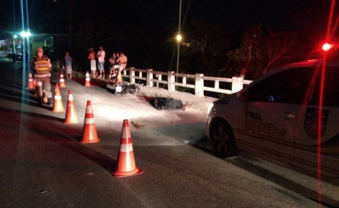 Acidente aconteceu no município de Porto Calvo por volta das 22 h