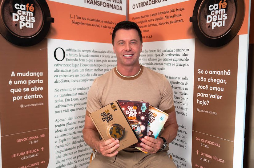 Maceió recebe Tour 'Café com Deus Pai' com Junior Rostirola no dia 14 de maio