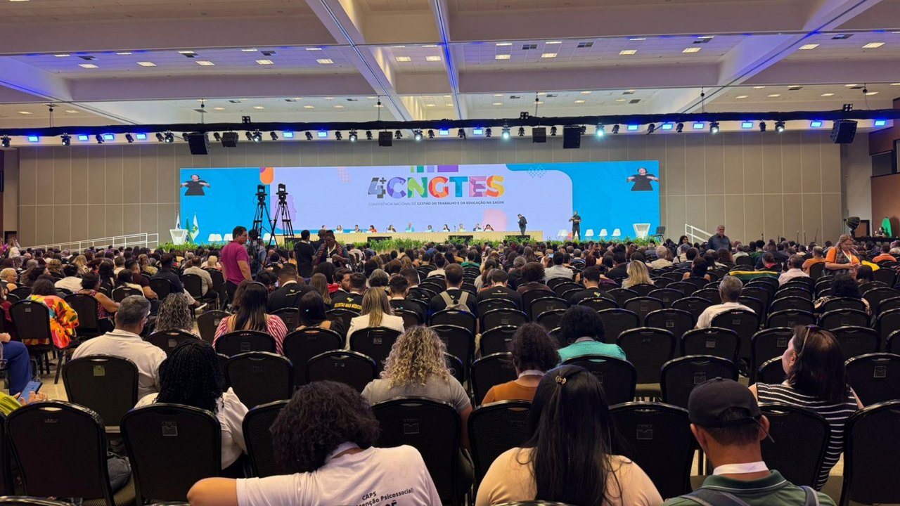 Secretaria de Estado da Saúde participa da 4ª Conferência Nacional de Gestão do Trabalho e Educação em Saúde
