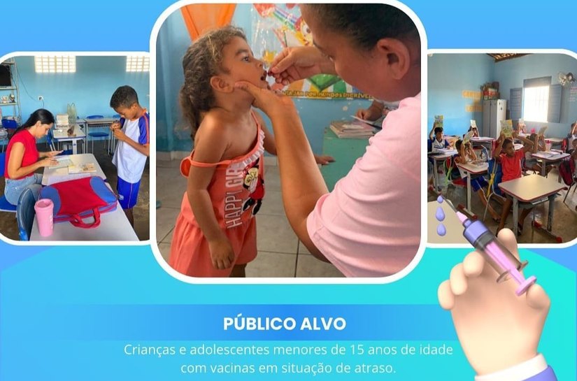 Belo Monte: Secretaria Municipal de Saúde inicia campanha de vacinação nas escolas da rede pública