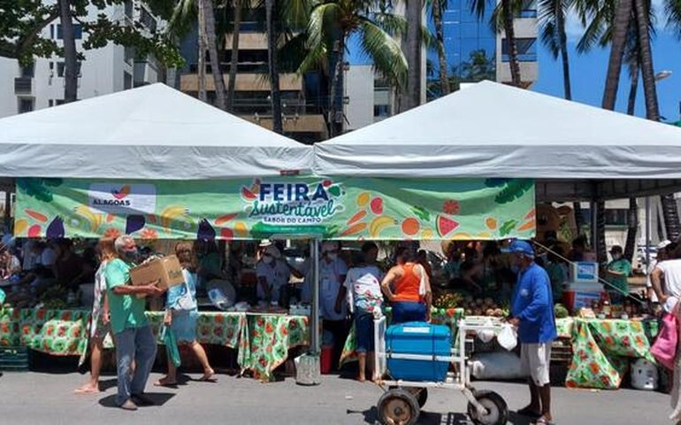 Feira Sustentável leva produtos saudáveis para a população maceioense