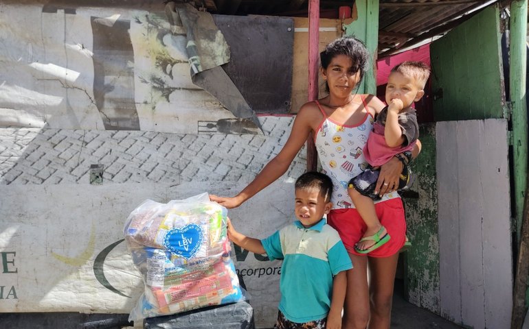 Famílias vulneráveis de Arapiraca e Taquarana serão assistidas pela LBV com mais de 3 toneladas em alimentos no combate à fome