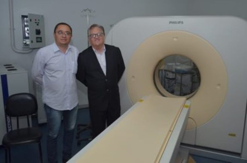 Parado desde 2014, tomógrafo do HRCM vai ser entregue antes do Dia das Mães, garante Isnaldo Bulhões