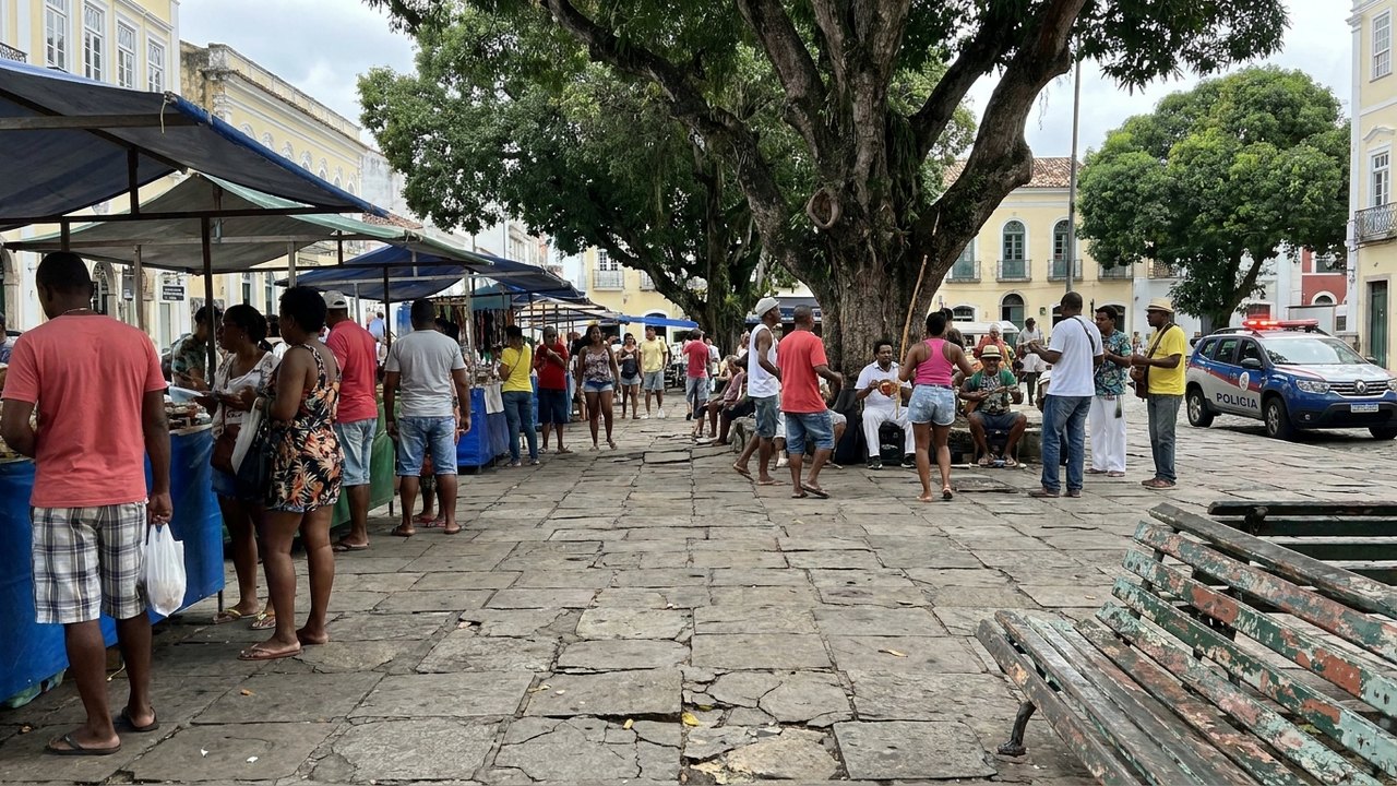 Passeio Público ganha movimento com samba e feira aos domingos, mas enfrenta problemas de conservação e segurança