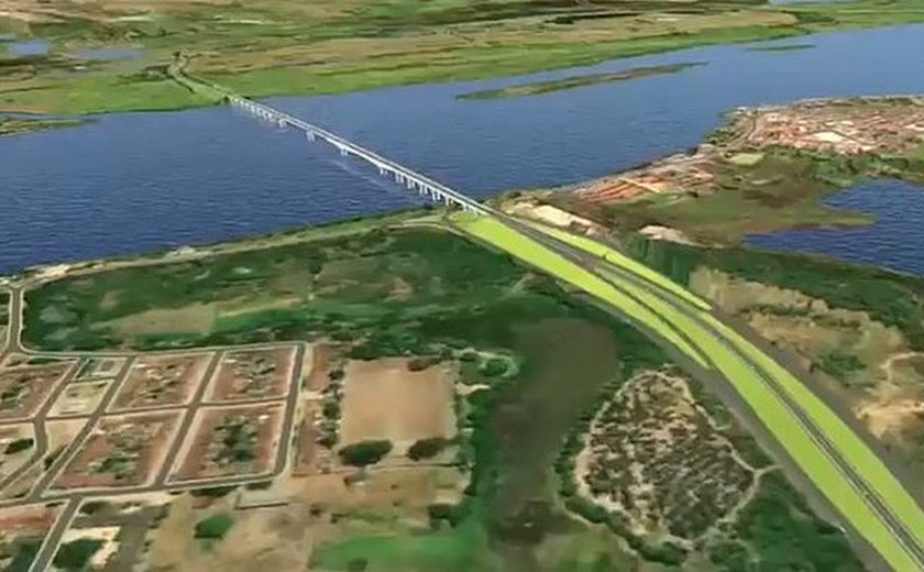 Renan Filho anuncia construção de ponte entre Penedo-AL e Neópolis-SE