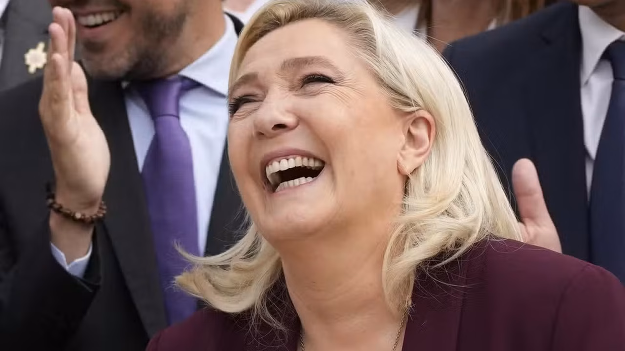 França: pesquisa eleitoral mostra partido de Le Pen na liderança das intenções de voto