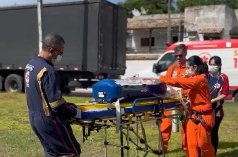 Sesau e Departamento de Aviação asseguram transferência de bebê cardiopata para cirurgia em Recife