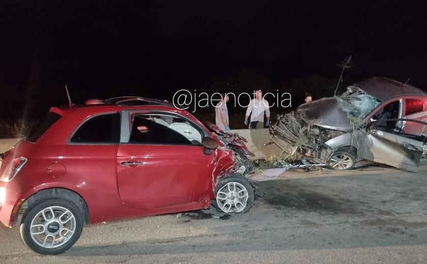 Acidente entre dois veículos deixa um morto, na AL 110, entre São Sebastião e Arapiraca