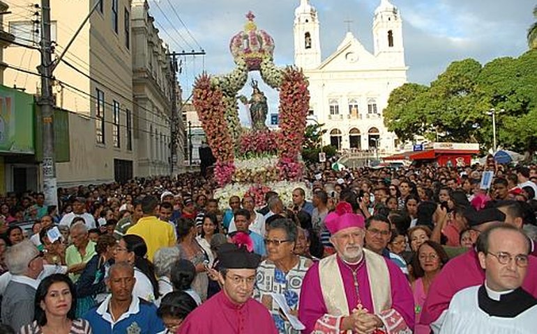 Procissão de Nossa Senhora dos Prazeres altera trânsito no Centro de Maceió nesta quarta-feira (27)