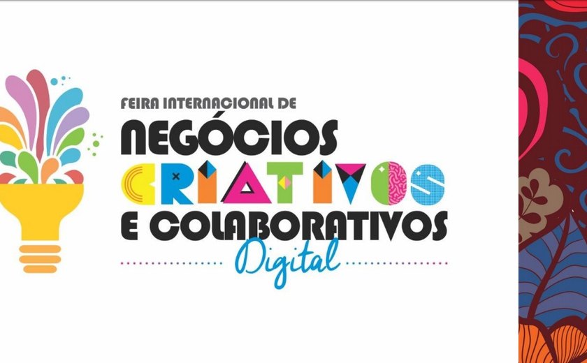 Empresários da economia criativa de Alagoas participam da Feira Internacional de Negócios Criativos, sendo este ano edição online.