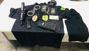 Falso policial é preso