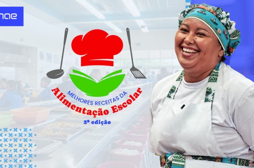 Começam as inscrições para o 3º Concurso Melhores Receitas da Alimentação Escolar