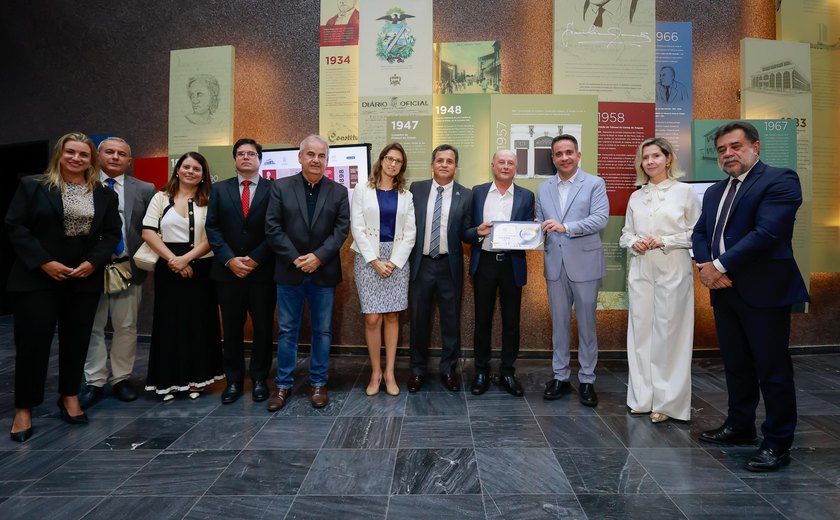 Governo de Alagoas recebe selo de Qualidade em Transparência Pública