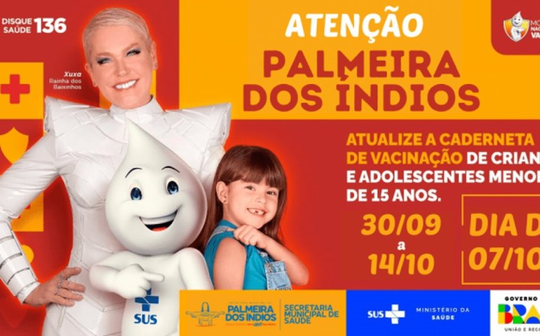 Palmeira dos Índios inicia Campanha de Multivacinação neste sábado
