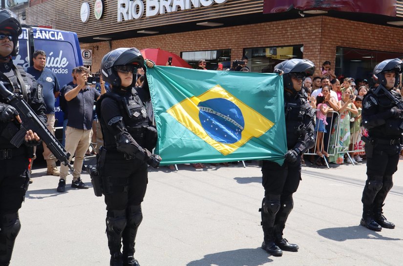 PM-AL integra desfile do 7 de Setembro em Arapiraca