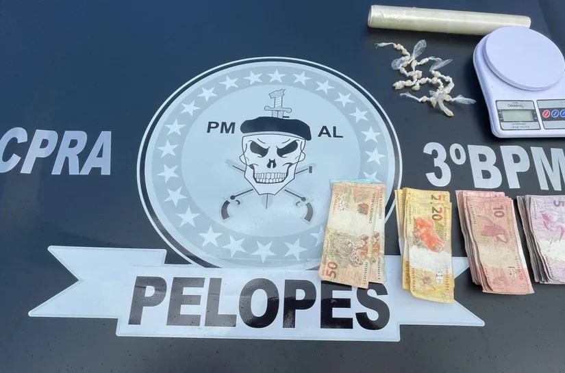 Homem é preso por tráfico de drogas em apartamento, em Arapiraca