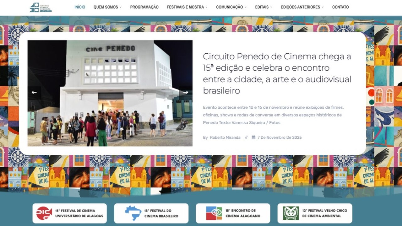 Circuito Penedo de Cinema abre votação popular para filmes de três mostras