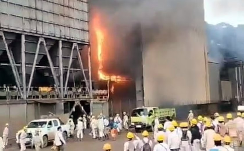 Vídeo mostra incêndio que matou 13 funcionários em fábrica de níquel na Indonésia; assista