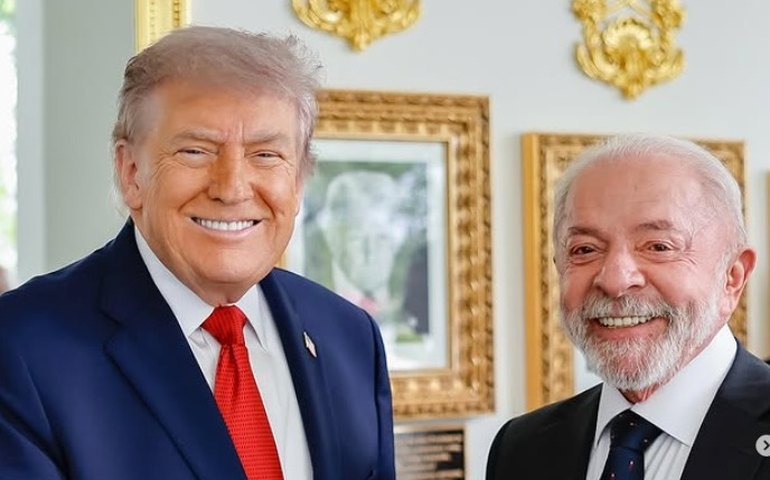 Lula afirma a Trump que não busca 'guerra', mas sim debate de ideias