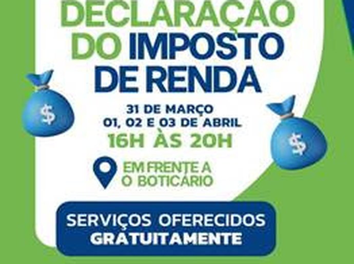 Serviços de apoio fiscal e preenchimento da Declaração do IR são oferecidos gratuitamente em Maceió