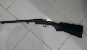 espingarda apreendida