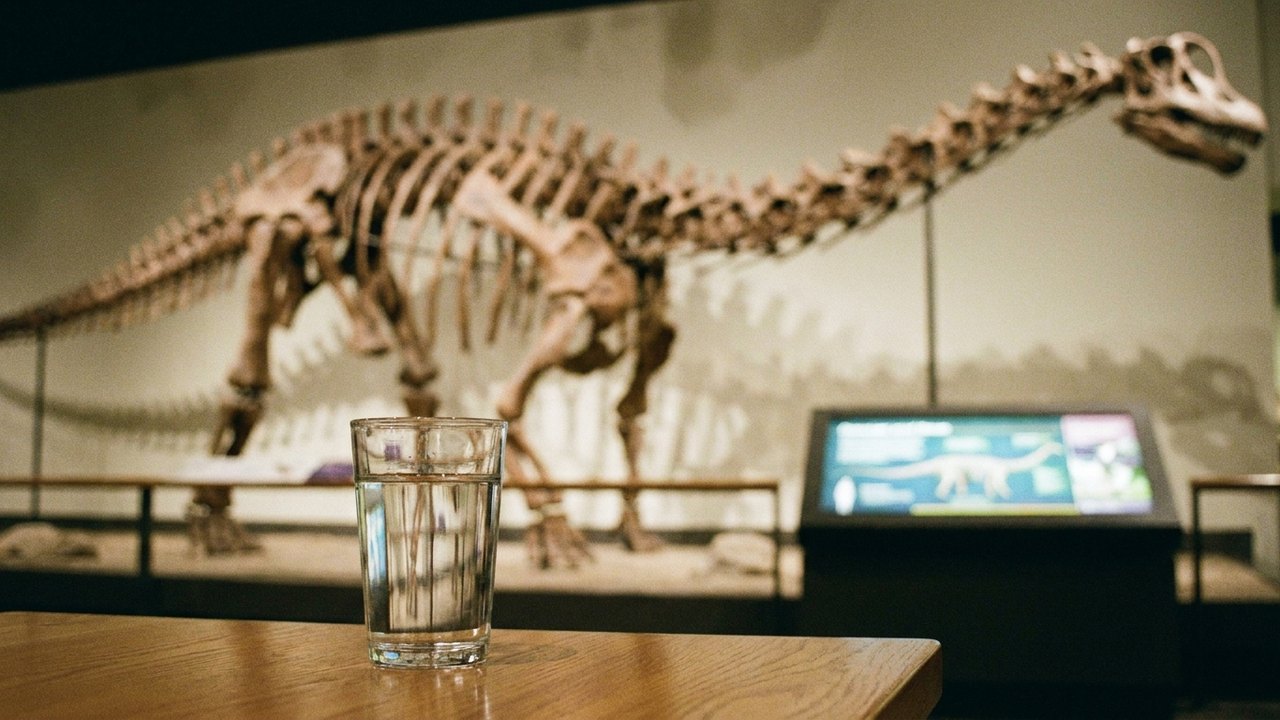 A água que bebemos já foi urina de dinossauro? Cientistas dizem que provavelmente sim