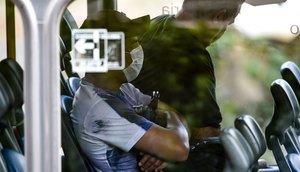uso de máscara marcello casal Jr..jpg / Foto: Brasil 61