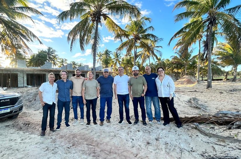 Coruripe recebe representantes da CVC em visita técnica às obras do Vila Galé