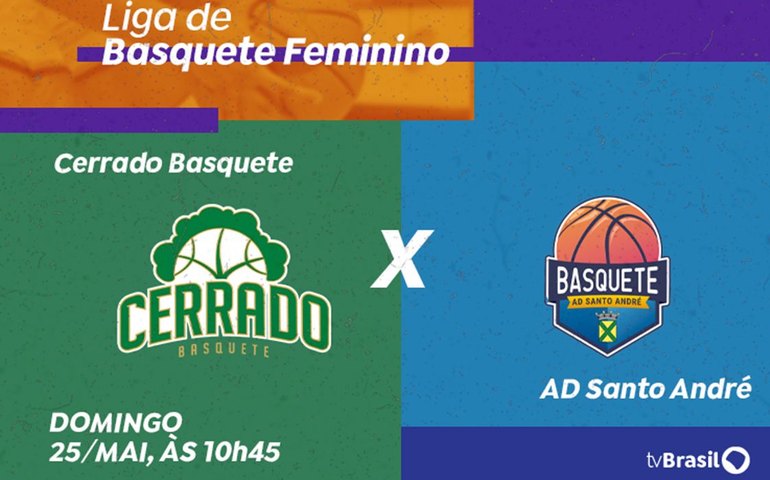 Liga feminina: TV Brasil exibe Cerrado Basquete X AD Santo André